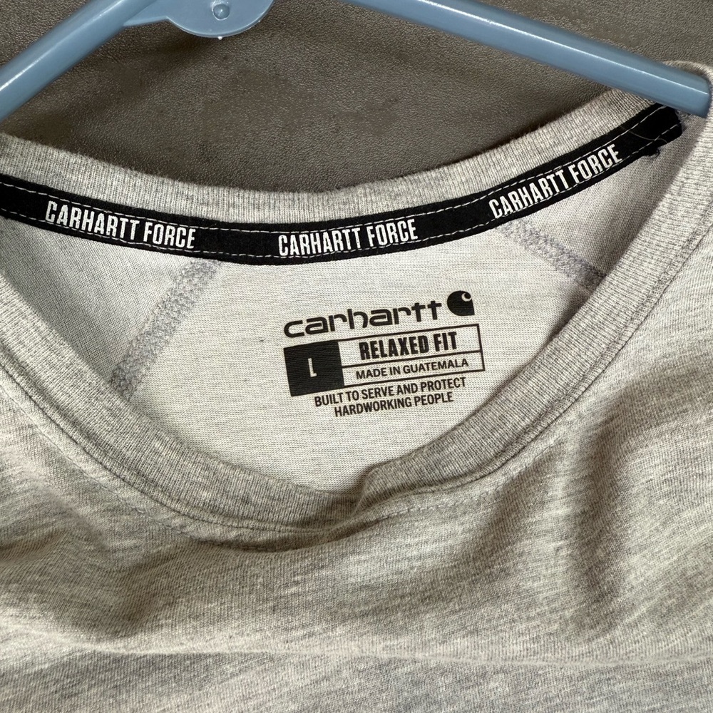 Carhartt Men's Light Gray Short Sleeve Tee - Picture 3 of 4